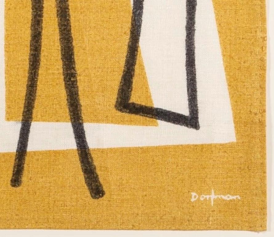 Astratto (St Ives), da Porthia di Stanley Dorfman, serigrafia su lino, 1955 ca. 2