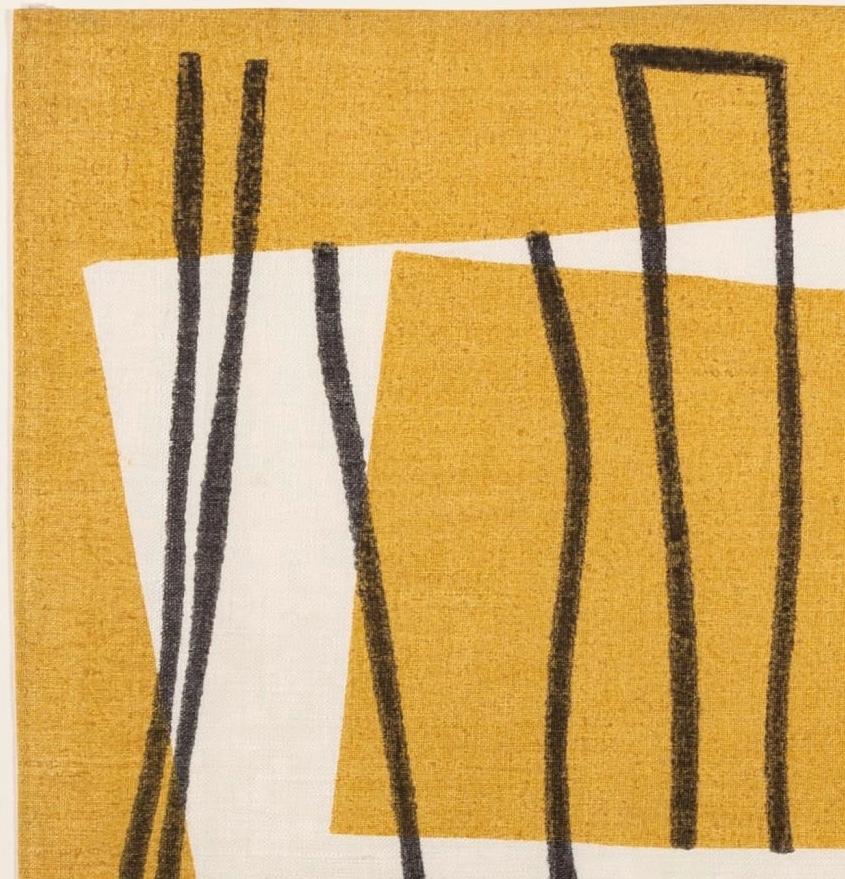 Astratto (St Ives), da Porthia di Stanley Dorfman, serigrafia su lino, 1955 ca. 3