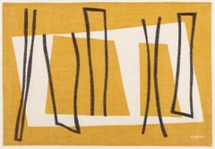 Astratto (St Ives), da Porthia di Stanley Dorfman, serigrafia su lino, 1955 ca.