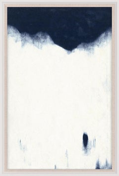 Abstracted Landscapes, blue no. 1, framed