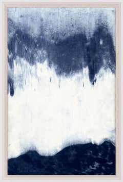 Abstracted Landscapes, blue no. 2, framed