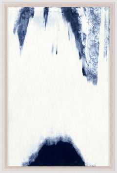 Abstracted Landscapes, blue no. 3, framed