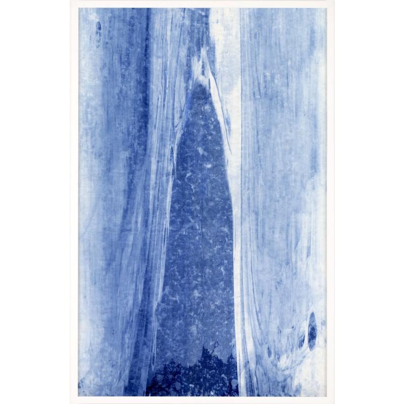 Unknown Abstract Print - Abstracted Landscapes, blue no. 6, unframed