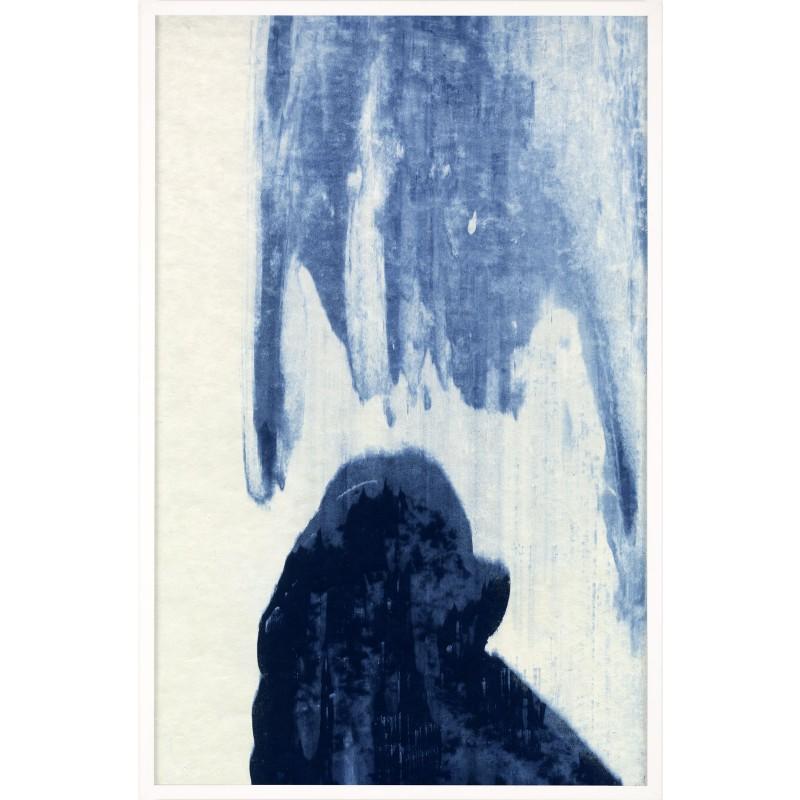 Unknown Abstract Print - Abstracted Landscapes, blue no. 7, unframed