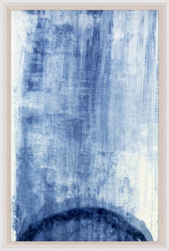 Abstracted Landscapes, blue no. 8, framed