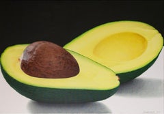 Acrylic Painting in Hyperrealism "Just Avocado..." by Nataliya Bagatskaya, 2021