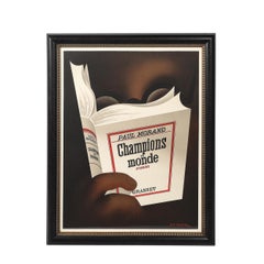 Adolphe Cassandre Champions Du Monde Lithographie Poster