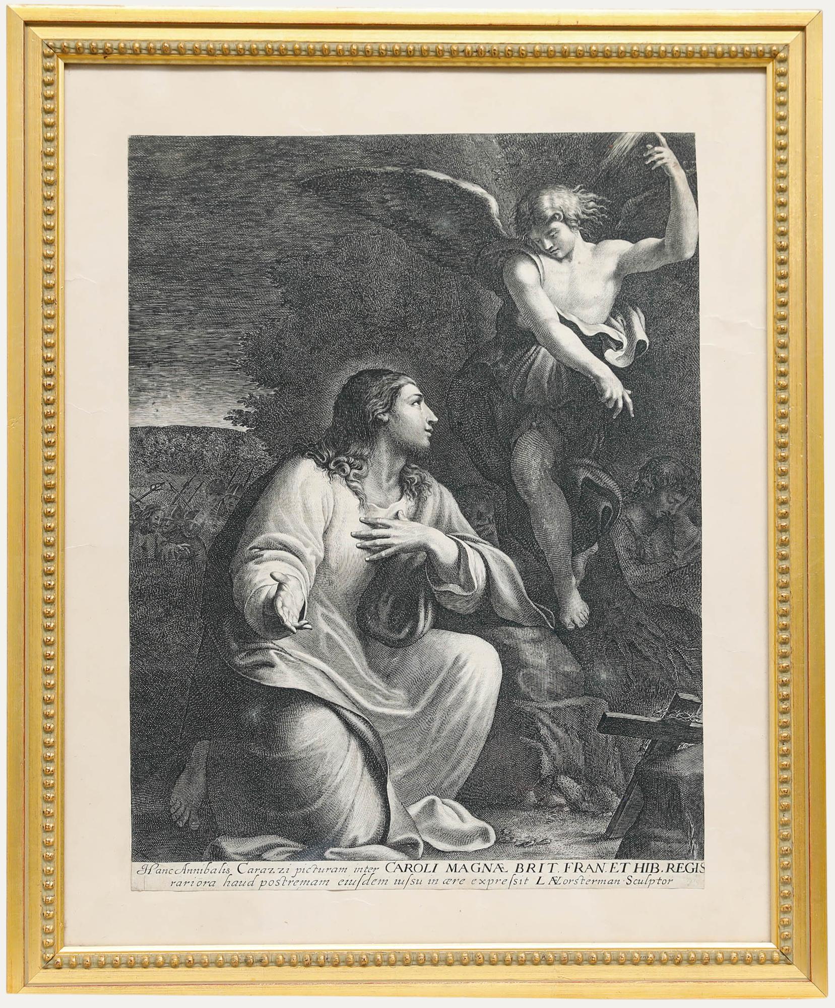 D'après Annibale Carracci (1560-1609), gravure de 1627, L'abondance dans le jardin