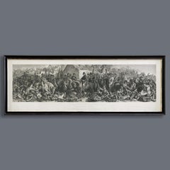 After Daniel Maclise, Engraving of The Meeting of Wellington and Blücher 