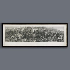 After Daniel Maclise, Engraving of The Meeting of Wellington and Blücher