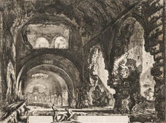 After Giovanni Battista Piranesi - Early 20th Century Etching, Villa of Maecenas