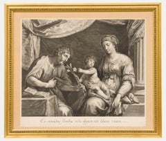Dopo Jacques Stella (1596-1657) - Incisione del XVIII secolo, Un giglio