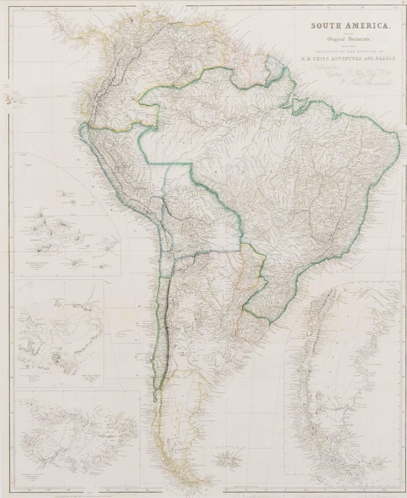 D'après John Arrowsmith (1790-1873) - Impression numérique du 20e siècle, Amérique du Sud - Print de Unknown