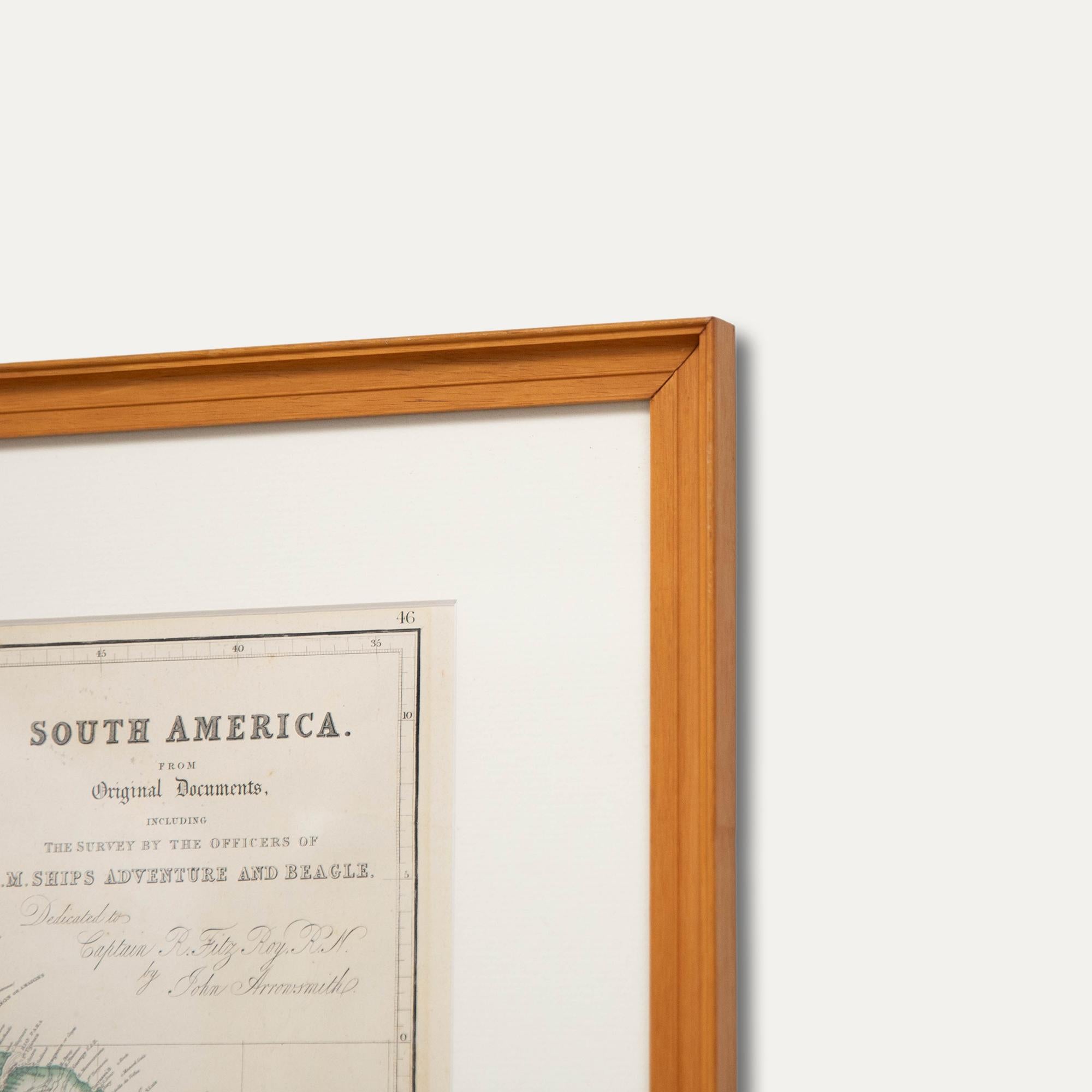 D'après John Arrowsmith (1790-1873) - Impression numérique du 20e siècle, Amérique du Sud en vente 1