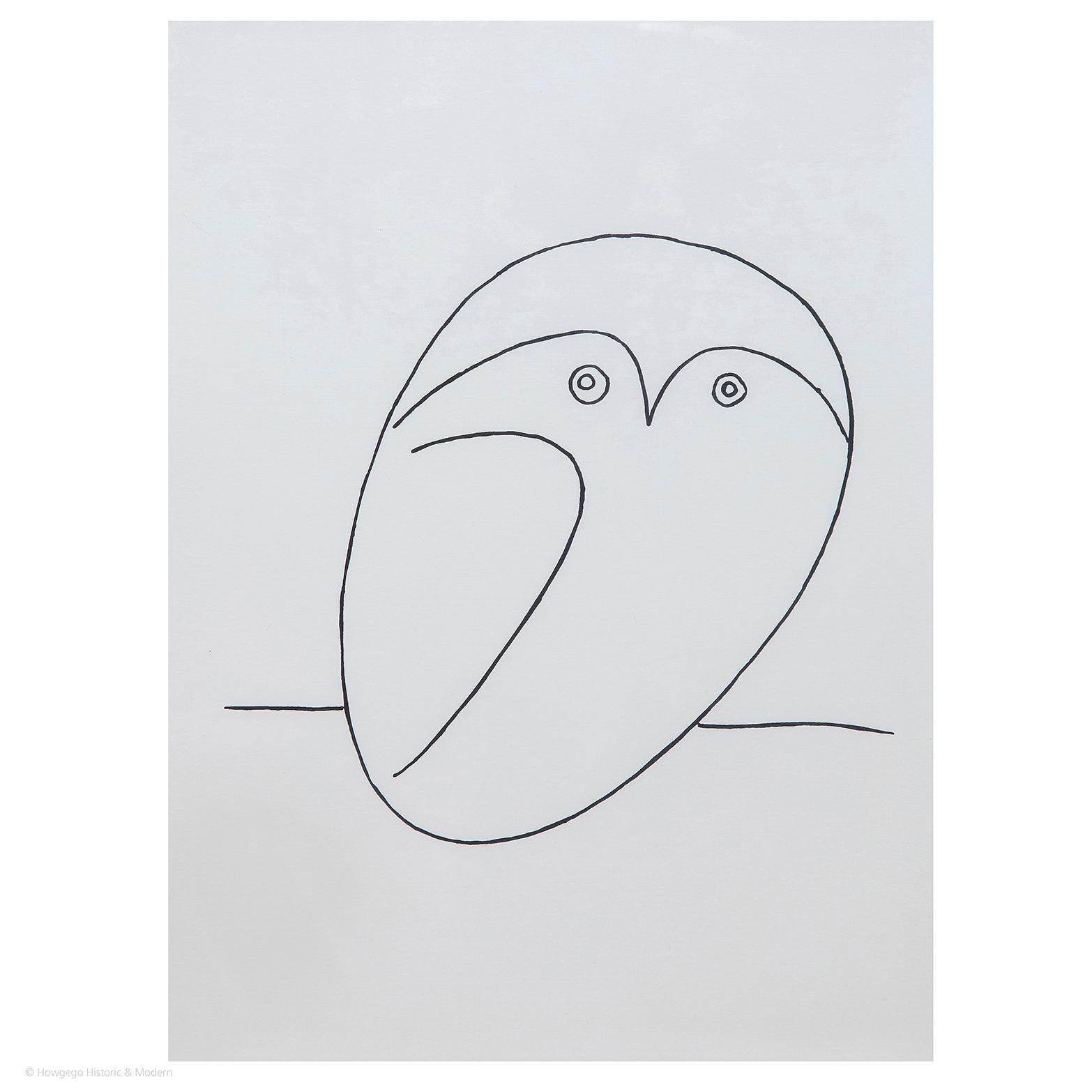 picasso line drawing animals