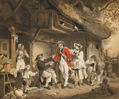 Según Sigmund Freudenberger (1745-1801) - Aguafuerte, Regreso del soldado