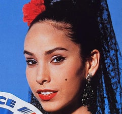 Air France, Espagne, Original-Vintage-Reiseplakat