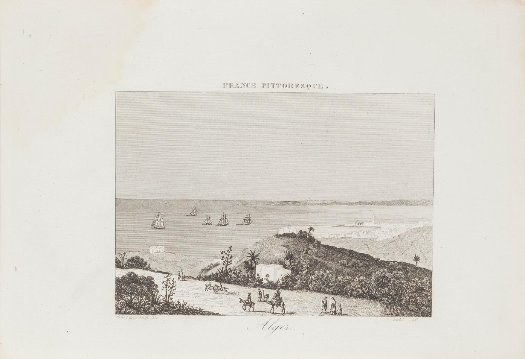 Unknown Landscape Print - Alger - Original Lithograph - 19th Century