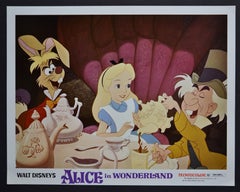 Vintage „ALICE in WONDERLAND“ Original Lobby Card of Walt Disney’s Movie, USA 1951.