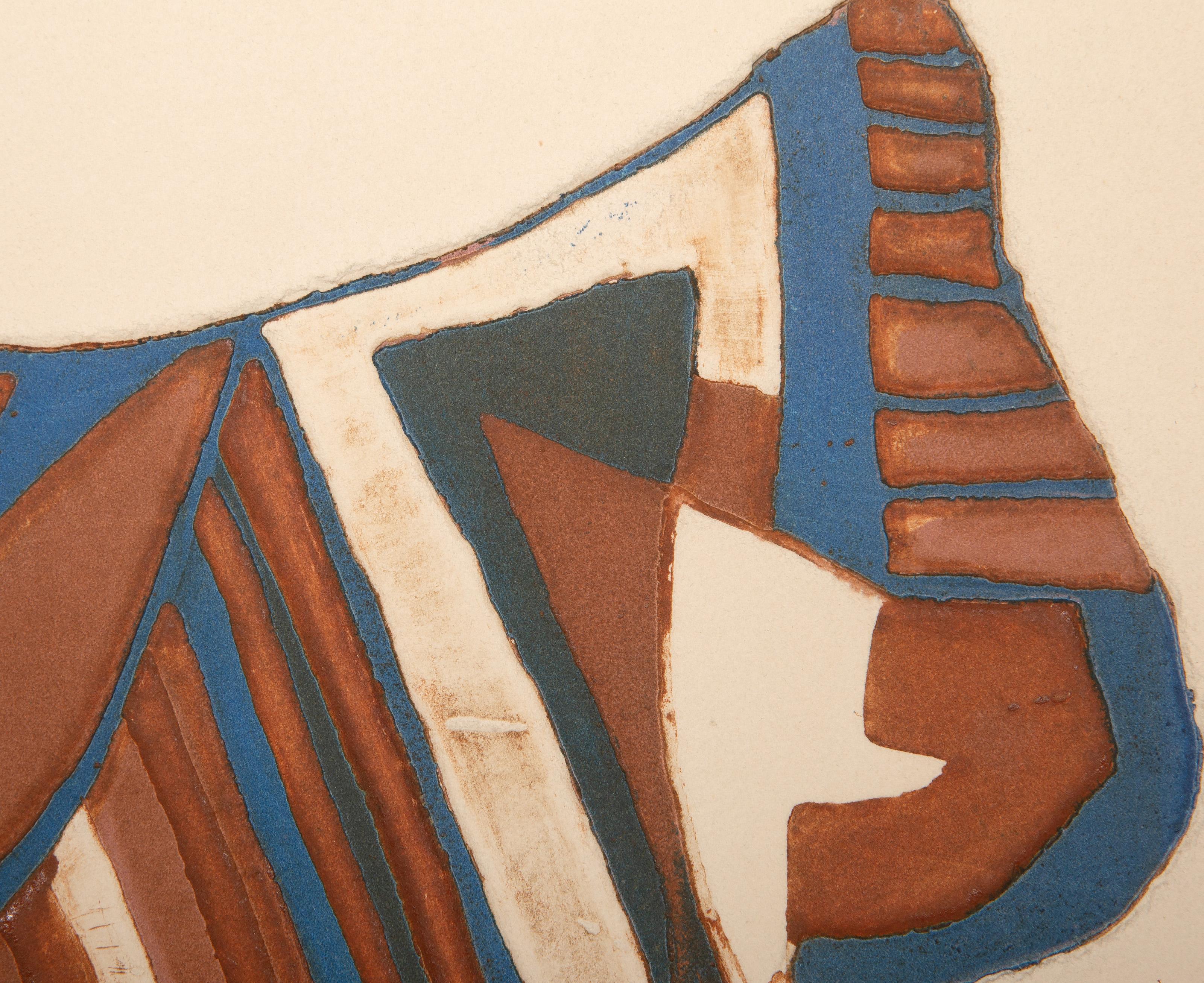 Alit, Modern Intaglio and Aquatint by Linda Mave For Sale 1