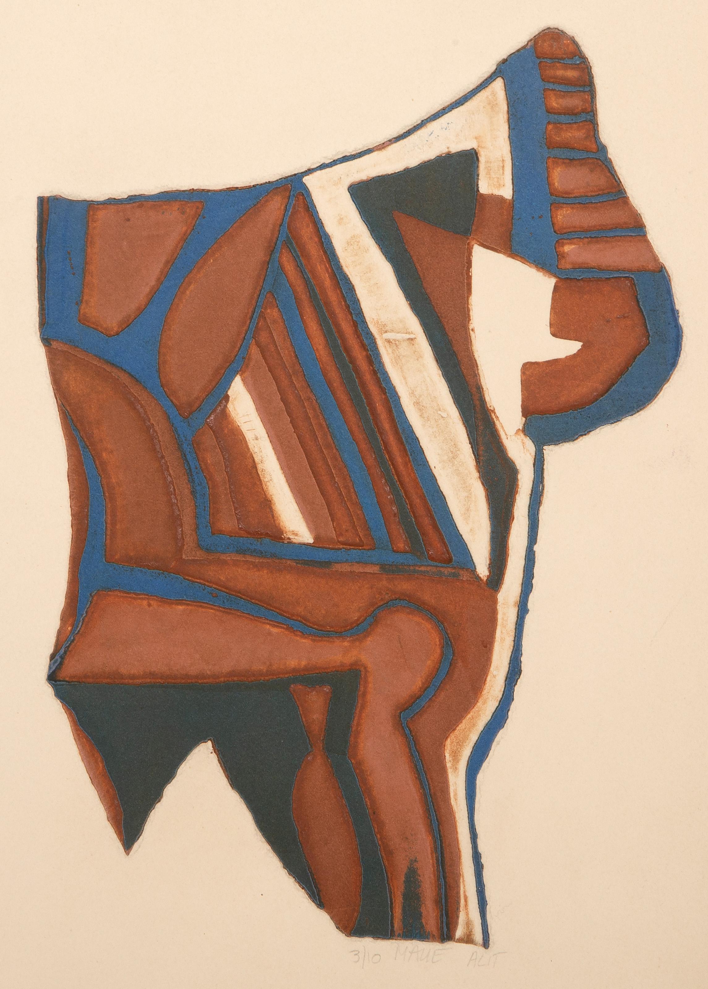 Alit, Modernity Intaglio et Aquatint de Linda Mave