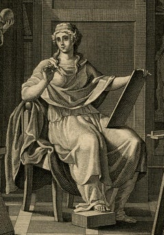 Allegory of the arts - Engraving - 19th Century