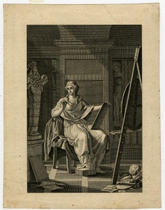 Allegory of the arts - Engraving - 19th Century