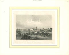 Am Kai in New Orleans - Lithograph - Mid-19th Century