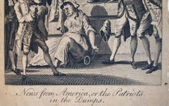 AMERICAN REVOLUTION- WAR NEWS FROM AMERICA or PARTIOTS IN THE DUMPS, 1776