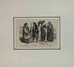 Antiche usanze africane - Litografia - 1844