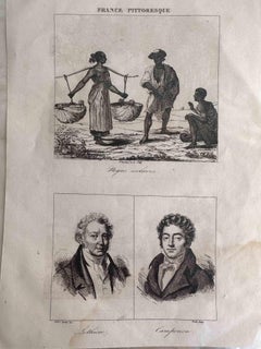 Costume antique - Lithographie - Fin du XIXe siècle
