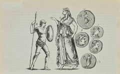 Antique Ancient Costumes - Lithograph - 1862