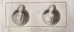 Antique Ancient Roman Busts - Etching - Late 18th Century