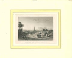 Ancient View of Amersfoor - Original lithograph - Mid-19th Century