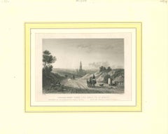 Antike Ansicht von Amersfoort, Originallithographie auf Papier – Amersfoort, frühes 19. Jahrhundert