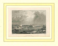 Ancient View of Arnheim - Original lithograph - Mid-19th Century