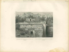 Ancient View of Chiche-Itza - Original Lithograph - Early 19th Century