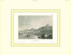 Ancient View of Cyprus - Original Lithograph - Mid-19th Century