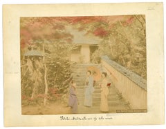 Ancient View of Kobe - Vintage Albumen Print - 1890s
