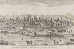 Ancient View of Paris - Etching - 1748