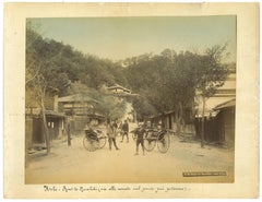 Ancient Views of Kobe - Vintage Albumen Print - 1890s