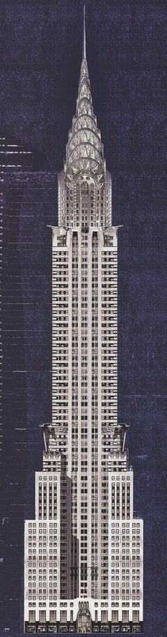 Chrysler Building Poster, Offset Print, Contemporary, 2000, Unframed