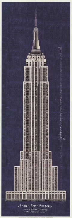 Andy Hickes 'Empire State Building' 2000- Offset Lithograph