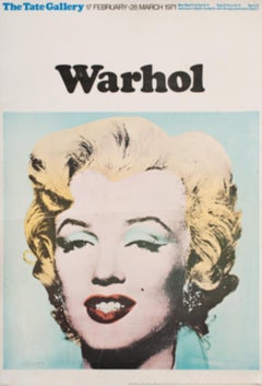 Andy Warhol Marilyn Monroe Tate Ausstellung 1971 Original Vintage Poster