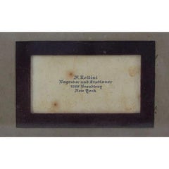 Antique Framed 19th C. Stationery & Engraving Samples Ex- Susie Hilfiger