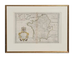Antique Map of Ancient Gaul