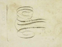 Antonio Macchia - Etching - 19th Century
