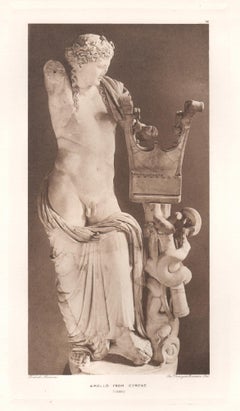Apollo from Cyrene, British Museum Roman Classical sculpture photogravure