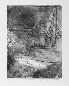 Apres Rembrandt, Modern Etching by Biagio Civale