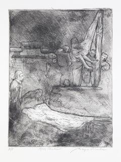 Apres Rembrandt, Modern Etching by Biagio Civale
